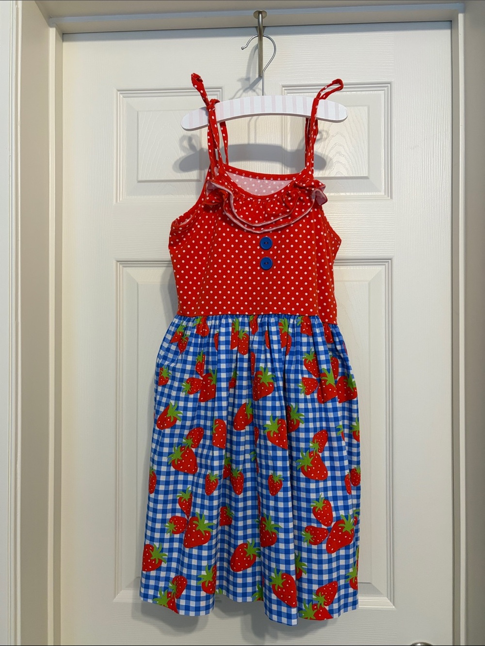Eleanor Rose Strawberry Fields Judy dress - Size 8-10